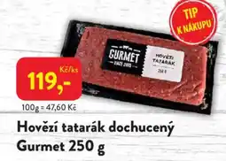 MP Krásno Gourmet hovězí tatarák dochucený nabídka