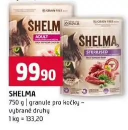 Terno Shelma granule pro kočky - vybrané druhy nabídka