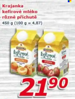 ESO MARKET Krajanka kefírové mléko různé příchutě nabídka