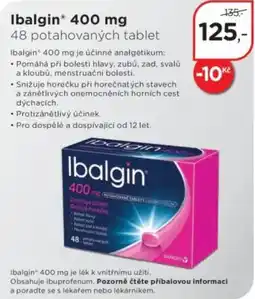 Magistra lékárny Ibalgin 400 mg nabídka