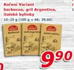 ESO MARKET Variant koření barbecue, grill argentina, italské bylinky nabídka