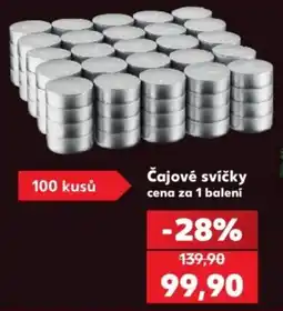 Kaufland Čajové svíčky nabídka