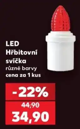 Kaufland Led hřbitovní svíčka nabídka