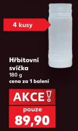 Kaufland Hřbitovní svíčka nabídka
