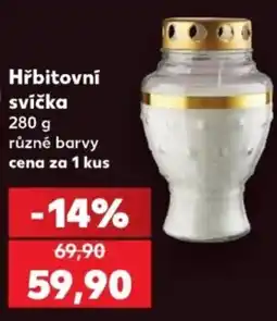 Kaufland Hřbitovní svíčka nabídka