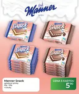 Tamda Foods Manner Snack oplatkové tyčinky nabídka