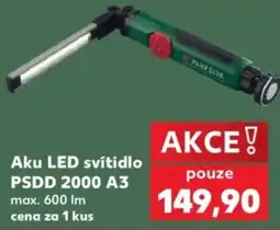 Kaufland Parkside aku led svítidlo psdd 2000 a3 nabídka