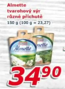 ESO MARKET Almette tvarohový sýr různé příchutě nabídka