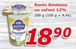ESO MARKET Kunin Smetana na vaření 12% nabídka