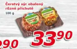 ESO MARKET Čerstvý sýr obalený různé příchutě nabídka