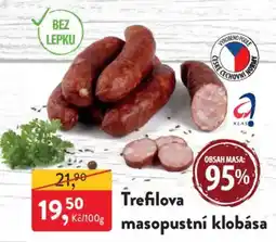 MP Krásno Treflova masopustní klobása nabídka