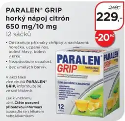Magistra lékárny Paralen grip horký nápoj citrón nabídka