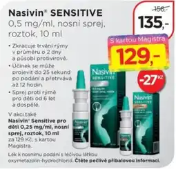 Magistra lékárny Nasivin Sensitive nabídka