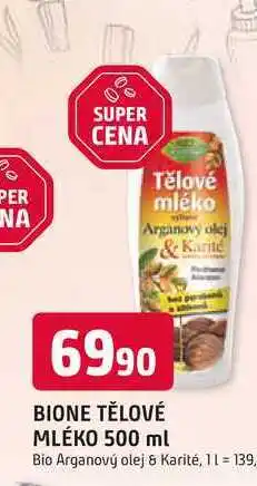 Trefa BIONE TĚLOVÉ MLÉKO nabídka