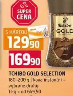 Terno TCHIBO GOLD SELECTION 180-200 g káva instantní vybrané druhy nabídka