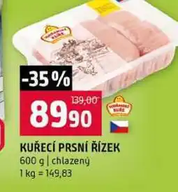 Terno KUŘECÍ PRSNÍ ŘÍZEK 600 g chlazený nabídka