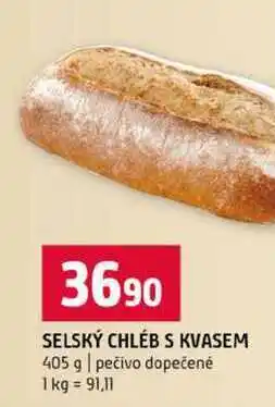 Terno SELSKÝ CHLÉB S KVASEM 405 g pečivo dopečené nabídka