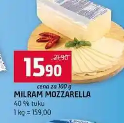 Terno MILRAM MOZZARELLA 40% tuku nabídka