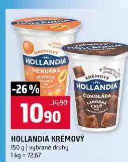 Terno HOLLANDIA KRÉMOVÝ 150 g vybrané druhy nabídka