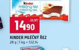 Terno KINDER MLÉČNÝ ŘEZ nabídka