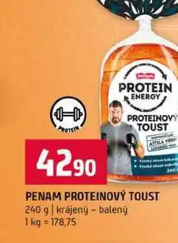 Terno PENAM PROTEINOVÝ TOUST 240 g krájený balený nabídka