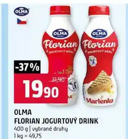 Terno OLMA FLORIAN JOGURTOVÝ DRINK 400 g vybrané druhy nabídka