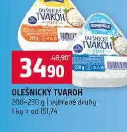 Terno OLEŠNICKÝ TVAROH 200-230 g vybrané druhy nabídka