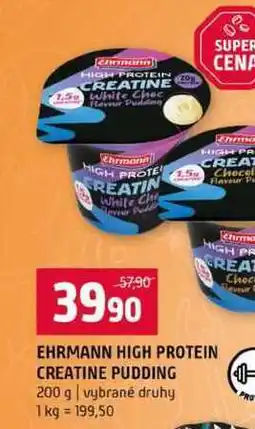 Terno EHRMANN HIGH PROTEIN CREATINE PUDDING 200 g vybrané druhy nabídka