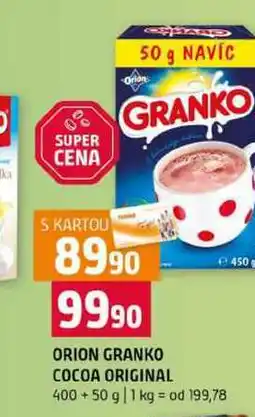 Terno ORION GRANKO COCOA ORIGINAL 400+50 g nabídka