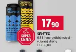 Terno SEMTEX 0,5l energetický nápoj vybrané druhy nabídka