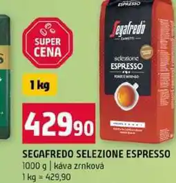 Terno SEGAFREDO SELEZIONE ESPRESSO 1000 g káva zrnková nabídka