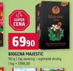 Terno BIOGENA MAJESTIC 50 g čaj ovocný vybrané druhy nabídka