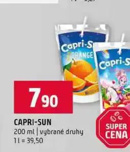 Terno CAPRI-SUN SUPER 200 ml vybrané druhy nabídka