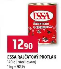 Terno ESSA RAJČATOVÝ PROTLAK 140 g sterilovaný nabídka