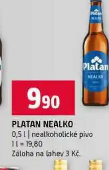 Terno PLATAN NEALKO 0,5l nealkoholické pivo nabídka