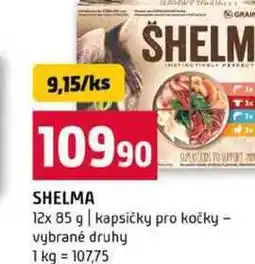 Terno SHELMA 12x 85 g kapsičky pro kočky vybrané druhy nabídka