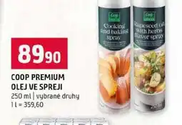 Terno COOP PREMIUM OLEJ VE SPREJI 250 ml vybrané druhy nabídka