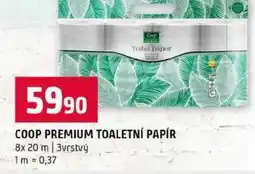 Terno COOP PREMIUM TOALETNÍ PAPÍR 8x 20 m 3vrstvý nabídka