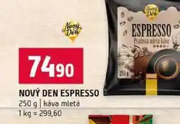 Terno NOVÝ DEN ESPRESSO 250 g káva mletá nabídka