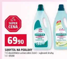Terno SANYTOL na Podlahy 1l dezinfekční univerzální čistič vybrané druhy nabídka