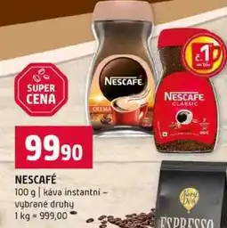 Terno NESCAFÉ 100 g káva instantní vybrané druhy nabídka