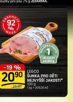 Flop ŠUNKA PRO DĚTI NEJVYŠŠÍ JAKOSTI nabídka