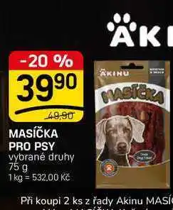 Flop MASÍČKA PRO PSY vybrané druhy nabídka