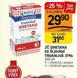 Flop JČ SMETANA KE ŠLEHÁNÍ TRVANLIVÁ 31% nabídka