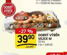 Flop DOBRÝ VÝBĚR VEJCE M 10 ks nabídka