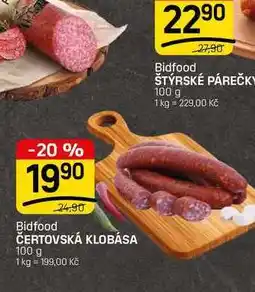 Flop ČERTOVSKÁ KLOBÁSA nabídka