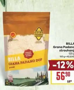 Billa Grana Padana strouhaný nabídka