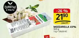 Flop MOZZARELLA 45% nabídka