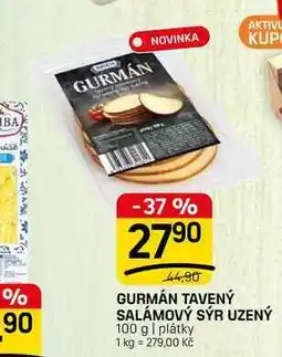 Flop GURMÁN TAVENÝ SALÁMOVÝ SÝR UZENÝ nabídka