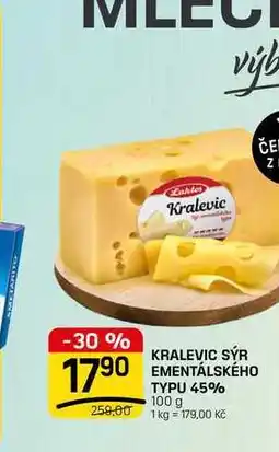 Flop KRALEVIC SÝR EMENTÁLSKÉHO TYPU 45% nabídka
